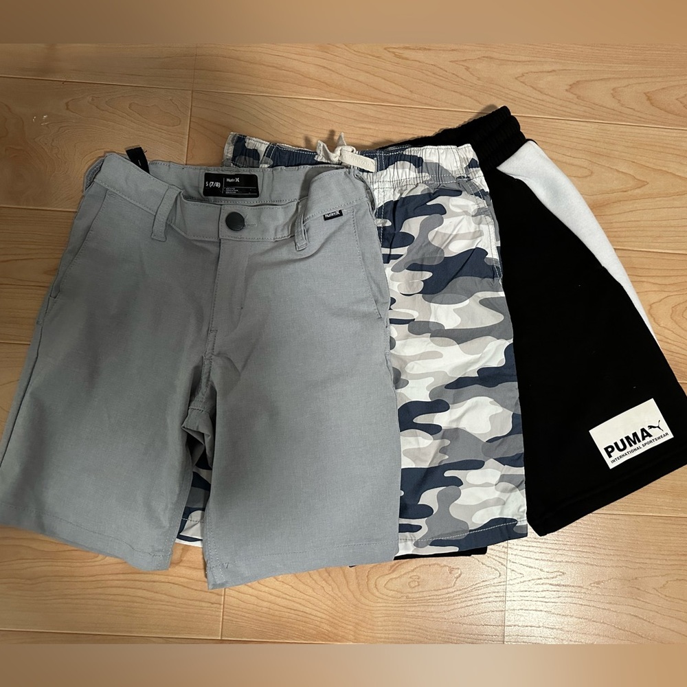 3 shorts